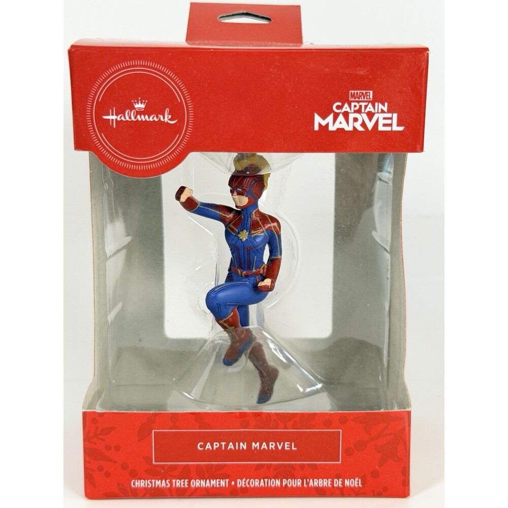 Hallmark 2019 Ornament ~ Captain Marvel~ Avengers Superhero ~ DC Universe ~ NIB